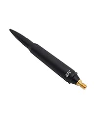 Antena de bala negra de 5,7 pulgadas en aluminio de gran calibre Billet, de repuesto AM, radio FM, para Jeep Wrangler JK & JL & TJ (1997 +) Jeep Wrangler JL & JK Accesorios