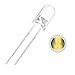 CHANZON 100 pcs 5mm Warm White LED Diode Lights (Clear Round Transparent DC 3V 20mA) Bright Lighting Bulb Lamps Electronics Components Indicator Light Emitting Diodes
