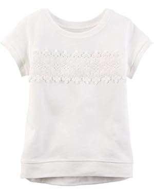 Girl’s Short Sleeve Lace Top