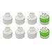 Sungrace 8 Pack Russian Piping Tip Coupler, Easy to Attach and Swap Large Size Russian Piping Tips Icing Nozzles