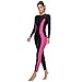 Women's One Piece Rash Guard Zip Front, Full Body Swimsuit Wetsuit, Sun Protection Long Sleeve Dive Skin Surf Suit S-XXXL