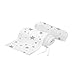 BreathableBaby | Classic Crib Bedding Set | Helps Prevent Arms and Legs from Getting Stuck Between Crib Slats | Independently Tested for Safety | 3 Piece | Star Light White and Gray