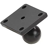 RAM Mounts Ball Adapter with AMPS Plate RAM-B-347U with B Size 1" Ball