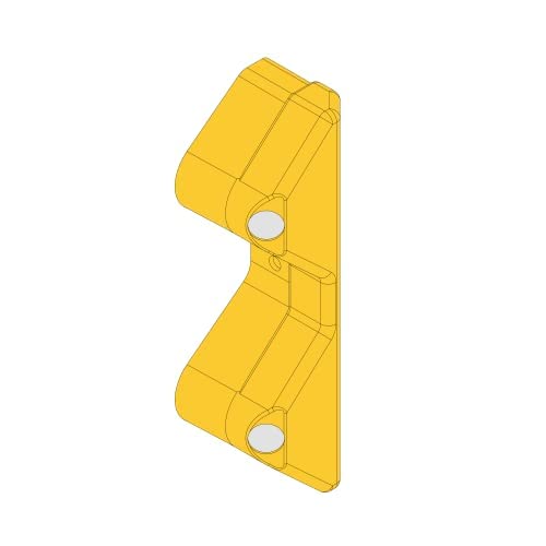 BRANDSAFE Armco Safety End - Versatile Yellow and Black Armco Protective Safety Edging