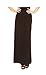Red Hanger Women's Stylish Solid Long Maxi Skirt - Made in USA, Black-1X