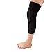 McDavid Hex Knee Compression Sleeves, Pull-On Padded Protection, Moisture Wicking (1 Pair), Black, ADULT- Small