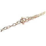YOURSPORT Stainless Steel Necklace for Misfit RAY Fitness Sleep Tracker Pendant Chain (Rose Gold)