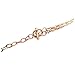 YOURSPORT Stainless Steel Necklace for Misfit RAY Fitness Sleep Tracker Pendant Chain (Rose Gold)