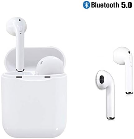 Bluetooth Headset V5.0 Built-in Microphone, Automatic Pairing, 3D Stereo Surround Sound, IXP4, Suitable for Business/Sports/Driving, Compatible with IPHONE8/plus X XS XR/Samsung/Huawei