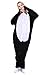ABING Halloween Pajamas Homewear Onepiece Onesie Cosplay Costumes Kigurumi Animal Outfit Loungewear,Black Penguins Adult S -for Height 150-158cm