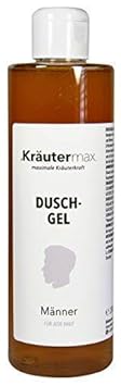 Männer Duschgel 250 ml - Duschgel für Männer - Duschgel mit Zitronenöl, Aloevera, Brennnesselextrakt, Weizenextrakt und Meers