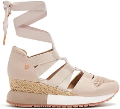 Sneakers Beige Tipo Espadrille da Donna LIZARDA, Beige, 38 EU