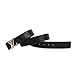 LV Fashion Leather Metal Buckle Belt, Luxury Designer Dress Black Belts Unisex