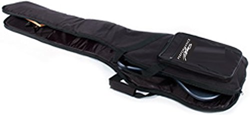 Performance Plus Heavy Duty 600 Denier Nylon Long Scale Solid Body 5mm Padded Bass Guitar Bag (GBE265)
