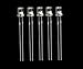 100pcs X Super Bright 5mm Flat top led Light lamp Wide Angle 120-140 deg Green