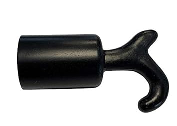 Stockhaken, Ziehhaken beispielsweise für Bodentreppen, schwarz