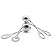 4 pcs Stainless Steel Meat Baller Tongs, Meatball Scoop Ball Maker Tongs (1.38