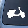 NS-FX VESPA SCOOTER - Vinyl Car Decal Sticker #1756 | Vinyl Color: White