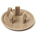 Armrest Cap Cover for Select GM Vehicles - Replaces 15279690 Left or Right Rear Bucket Seat Handle Trim Bolt - Beige Tan Cashmere