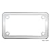 Grand General 60391 Chrome Plain Motorcycle License Plate Frame