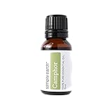 Camphor Essential Oil by Simply Earth - 15 ml, 100% Pure Therapeutic Grade