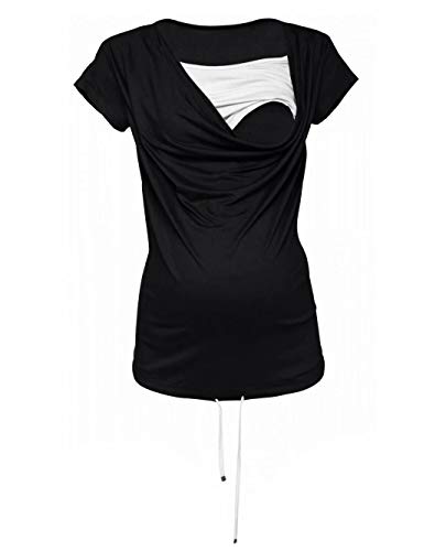 2 Pregnant+Maternity+Nursing+Breastfeeding+T+Shirt