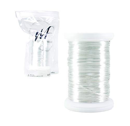 image for Wire Fancy 26 Gauge Tarnish Resistant Silver-Plated Copper and Copper 