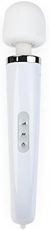 Wand Massager Handheld Body Massager - Neck Back Shoulder Massage Handheld Electric Personal Massager (White)