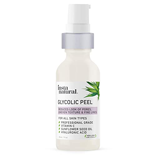 InstaNatural 30 Glycolic Acid AHA BHA Chemical Peel, Glycolic Acid
