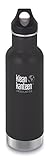 Klean Kanteen 20oz  Classic Vacuum Insulated (w/Loop Cap) Shale Black