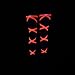 iHeartRaves Pair of Non-Slip Rave Leg Wraps (Neon Pink)