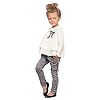 baohooya Babyoverall voor meisjes, 2-6 jaar, 2-delig, van katoen, T-shirt met strik en broek, set warm, lange mouwen…