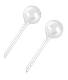 M-Aimee 2pc Watering Globes Bulbs Automatic Watering(white)