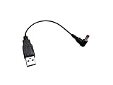 Sirius XM 5 Volt USB Power Adapter (5 inch Cable) with Red Tip For Power Connect Docks