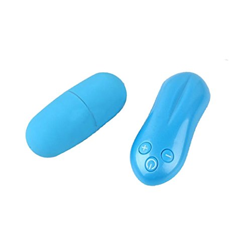 Compia Best Fun Unique Stimulation Waterproof Wireless Remote Control Shacking Shock Massager Egg Vibrator Adult Sex Toys For Woman Gifts (Blue)