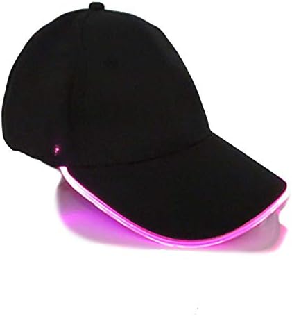 Hongfutong FashionCool LED Light Up Hat Baseball Cap, Adjustable Golf Hip-hop Sports Travel Party Club Cap Glow Light Bright in Night