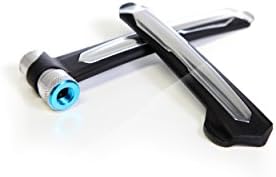 Portable Mini CO2 Air Inflator Bicycle Pump with Tire Lever Removal Tool - Small Bike Tool Fits Presta and Schrader Valve - Handheld Tire Remover and Changer Helps Repair Road and Mountain Tires