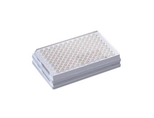 Corning FiltrEX 3510 Solid White Polystyrene 96 Well Filter Plate, With 0.25mm Glass Fiber Filter, Without Lid (Case of 50)