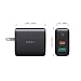 AUKEY USB C Charger 30W, PD Charger with Power Delivery 3.0 & Dynamic Detect, PD Wall Charger Dual Port, Compatible with iPhone 11/11 Pro/Max/XS, Pixel 3 / 3XL, MacBook, Airpods Pro and More