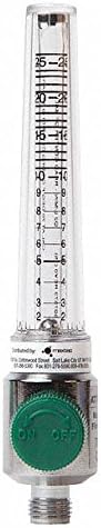 Puritan Quick Connect Flow Meter, 2 to 26Lpm Flow Range
