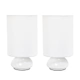 Simple Designs LT2043-WHT-2PK 9" Gemini 2 Pk