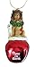 Lion and Angel with Lamb Bell Hanging Ornament 3 3/4 Inch (Set of 2)