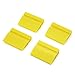 CARTINTS 2Inch Water Glass Wiper Water Blade Rubber Mini Squeegee Window Squeegee Side Mirror Squeegee for Household, Car Glass Cleaning - 4Pack