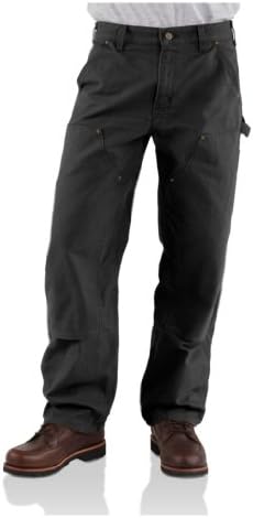 FiveBrother Men's Stone Washed Double Front Logger Dungaree