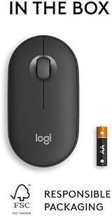 Logitech Pebble Mouse 2 M350s Bluetooth Wireless Graphite Slim Quiet 3-Device view 10
