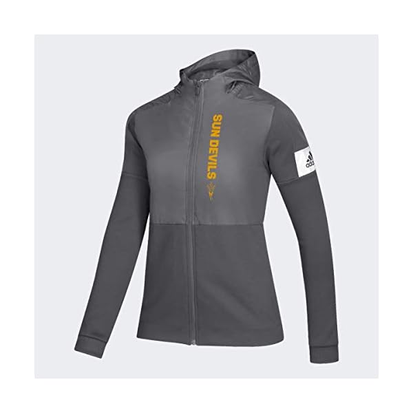adidas women's full zip hooded game mode jacket