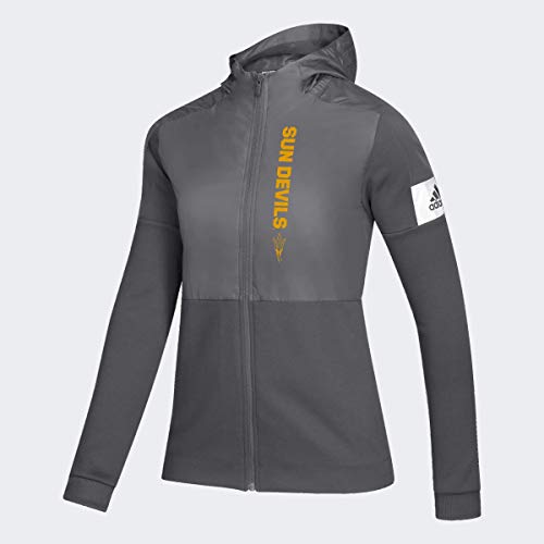 adidas women's full zip hooded game mode jacket