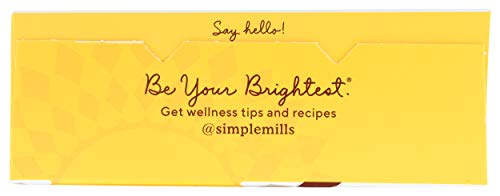 SIMPLE MILLS ALMOND FLOUR CRACKERS, BLACK CRACKED PEPPER, GLUTEN FREE, FLAX SEED, SUNFLOWER SEEDS, CORN FREE, GOOD FOR SNACKS, MADE WITH WHOLE FOODS, (PACKAGING MAY VARY)