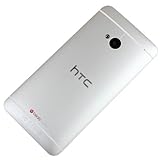 Genuine Original HTC One 801s M7 Housing Case Back Cover Camera Lens Chassis Door OEM Silver