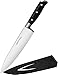 Utopia Kitchen Chef Knife 8 Inches Cooking Knife Carbon Stainless Steel Kitchen Knife with Sheath and Ergonomic Handle - Chopping Knife for Professional Use primary